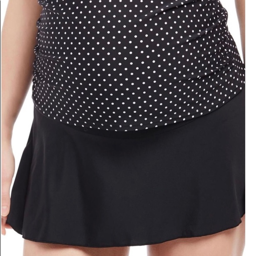 Skirted maternity swim bottom
